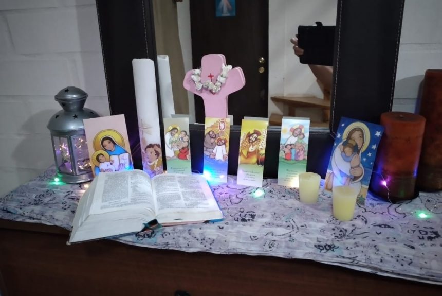 COMUNIDAD DE LOS SS.CC DE PROVIDENCIA CELEBRÓ DOMINGO DE RAMOS EN FAMILIA.
