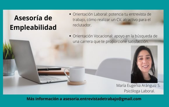 María Eugenia Aránguiz S. Psicóloga Laboral