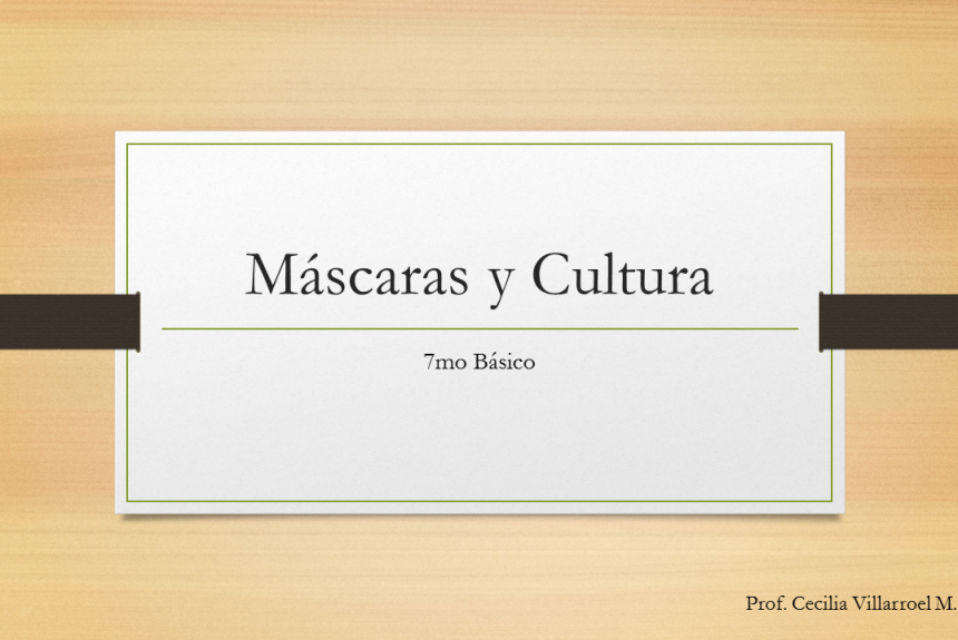Máscaras y cultura