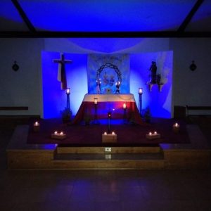 Adoración Santísimo SS.CC. Providencia abril3 Última Cena, salida en silencio y adoración al Santísimo marcaron esta Semana Santa