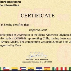 Edgardo León sigue avanzando