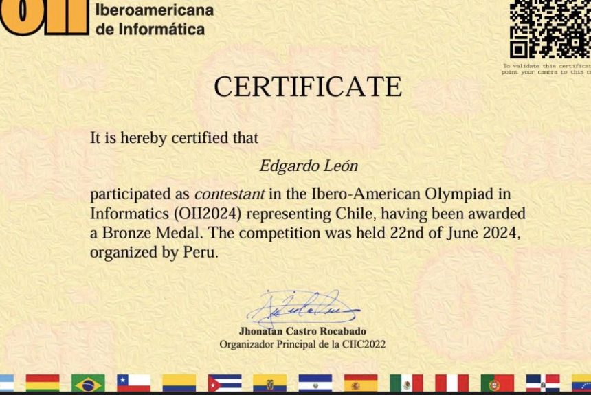 Edgardo León sigue avanzando